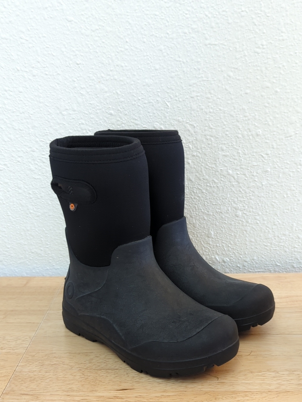 Bogs Black Waterproof Neoprene Rain Boots